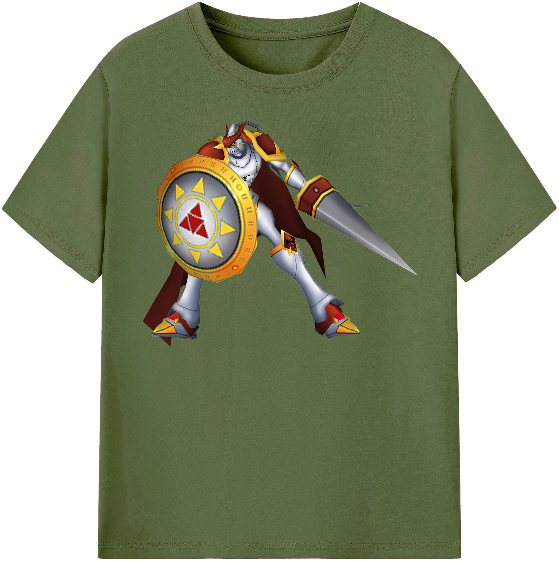 （画像用） Digimon デジタルモンスター/デジモン 綿100％半袖Tシャツ（フロントプリント）
